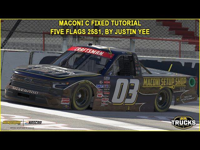 iRacing Maconi C-Fixed Trucks Five Flags Guide to Qualifying and Race 25S1