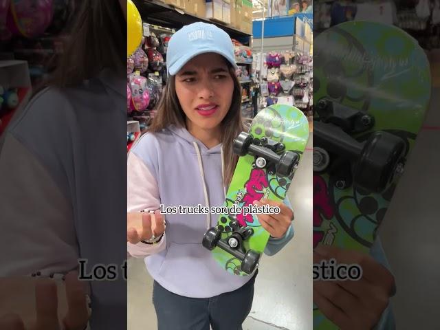 No te recomiendo estas patinetas de Walmart  #skatergirl #skatetips