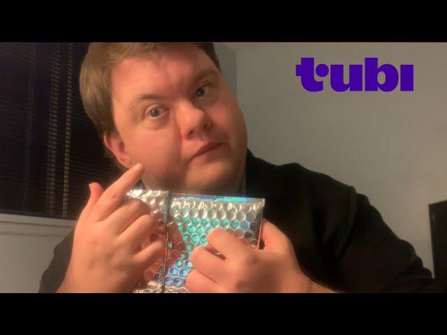 ASMR UNBOXING A GIFT FROM STREAMING SERVICE TUBI