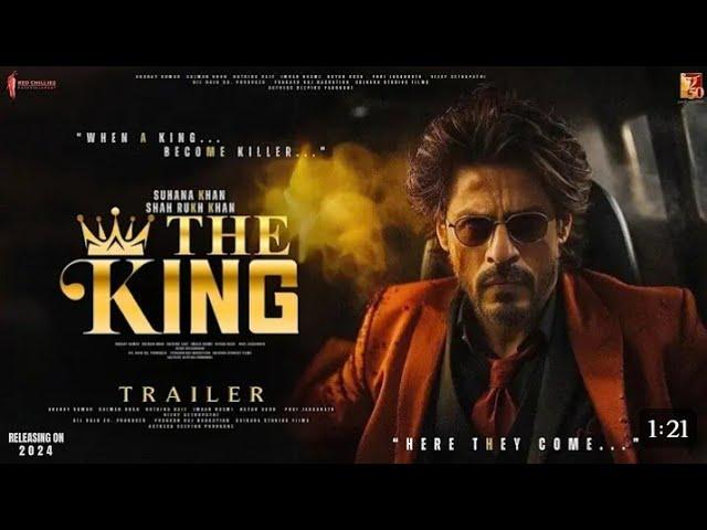 KING - Official Trailer | Shah Rukh Khan | Suhana Khan | Siddharth Aand | King Movie Announcement