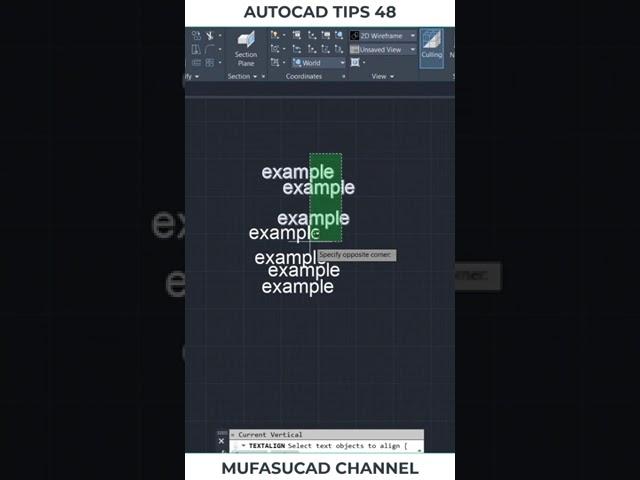 AutoCAD Tips 48 Align Text #Shorts