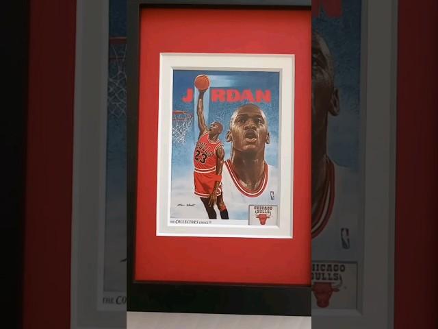 Michael Jordan Chicago Bulls Display Custom Framed NBA Basketball Card Plaque - Trading Frames