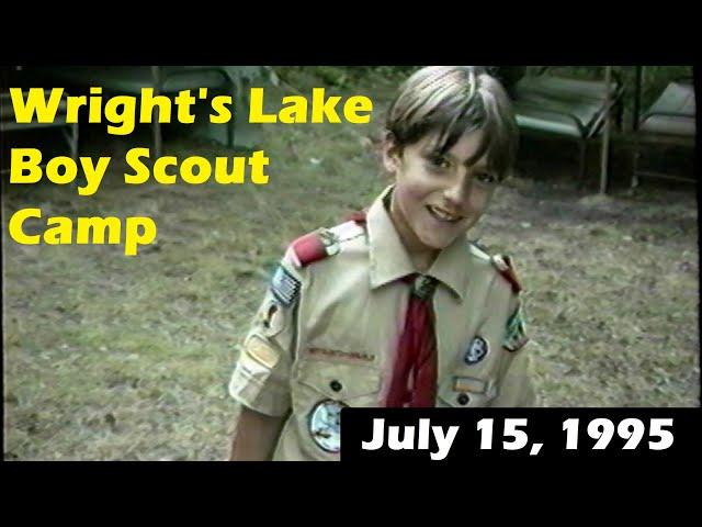 Wright's Lake Boy Scout Camp - July 15th 1995 (Scouts Recount Their Week)