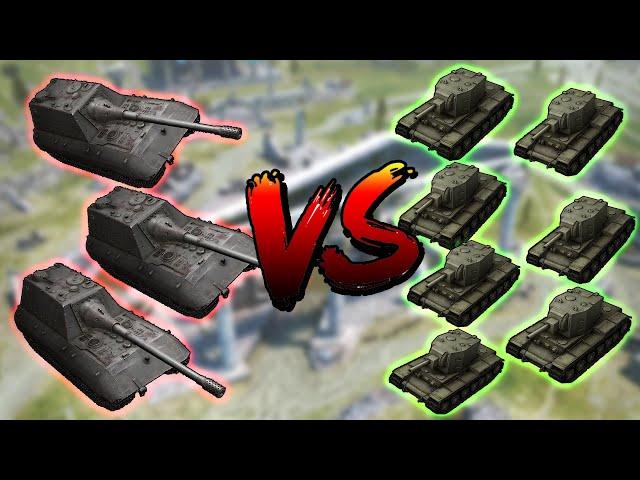 НЕМЕЦКАЯ БАБАХА vs КВ-2 С ПОДКРУТКОЙ / ЛЕГЕНДАРНАЯ БИТВА#5 / Tanks Blitz