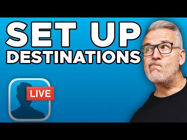 How To Set Up Livestream Destinations In Ecamm Live Version 4