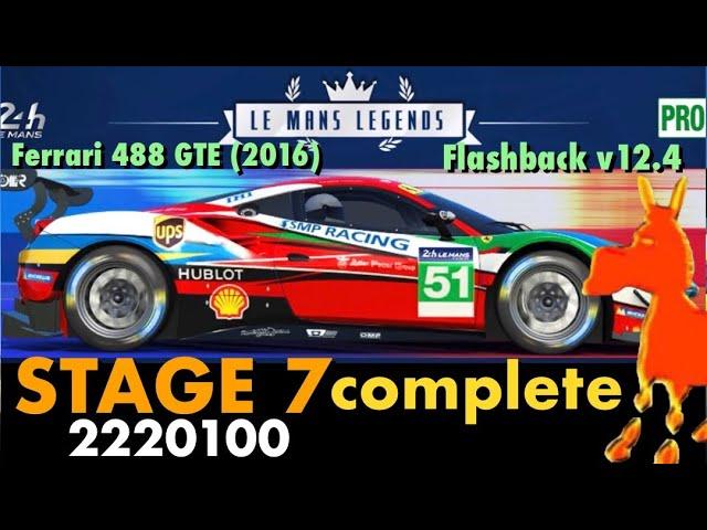 Real Racing 3 RR3 Flashback Le Mans Ferrari (Ferrari 488 GTE (2016)): Stage 7 complete (2220100)