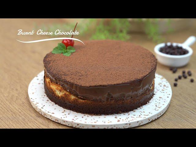 Olahan Cream Cheese emang secandu itu sih gaesKali ini bikin versi Burnt Cheese Chocolate