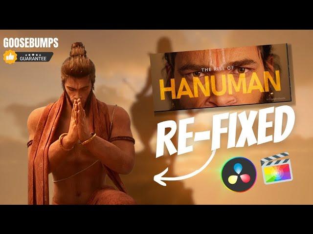 I sound designed the full trailer of 'The Rise of Hanuman' movie || DaVinci Resolve || Real Eye