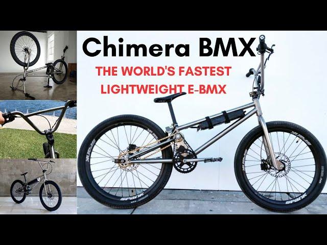 Test Riding The WORLD'S FASTEST LIGHTWEIGHT ELECTRIC BMX Bike- Chimera BMX