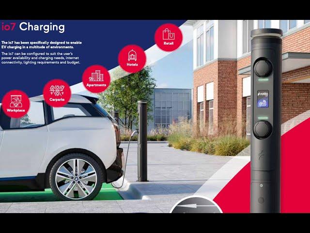 Business EV charging solution: EV Charger installation - Ratio i07