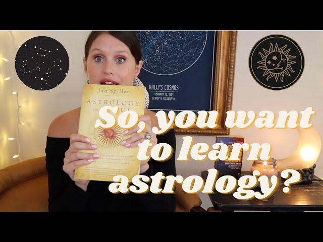 How to LEARN ASTROLOGY   (Books, podcasts, YouTubers + classes I recommend as an astrologer!)