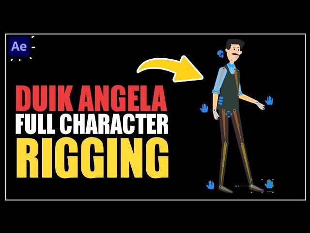 DUIK ANGELA: EASY and SMART Character Rig in After Effects Tutorials