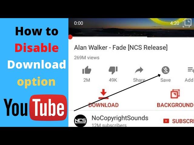 youTube video not downloadable  | disable download option on YouTube   hamara official channel