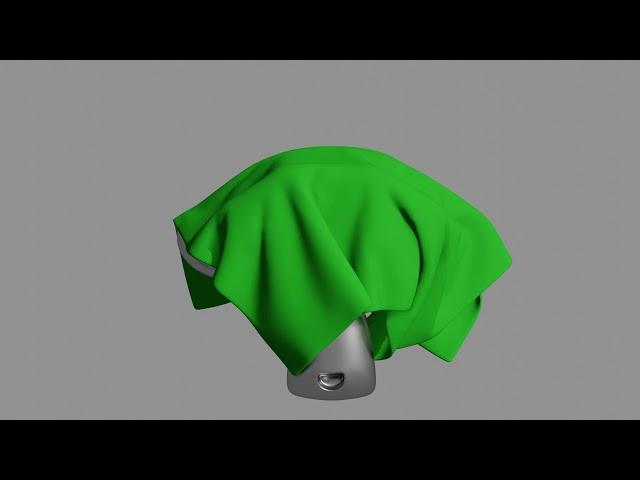 Blender Cloth Simulation, With a Twist (Olav3D Tutorials Result)