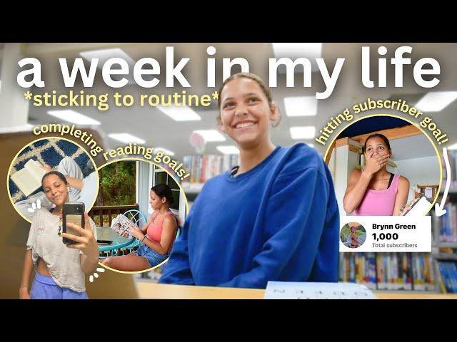 spend a productive week with me! *getting out of a slump*