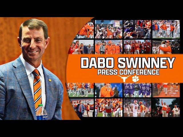 Dabo Swinney on Texas Matchup, Overcoming Adversity in 2024, Cade Klubnik & more! | Longhorns | CFP