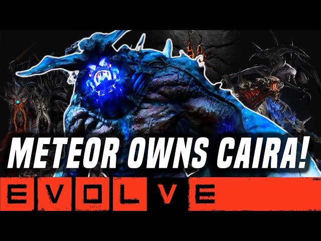 METEOR GOLIATH VS CAIRA!! Evolve Gameplay Stage Two (NEW EVOLVE 2019 Monster Gameplay)