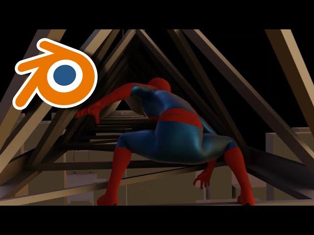 Spider-Man Swing Sequence | Blender