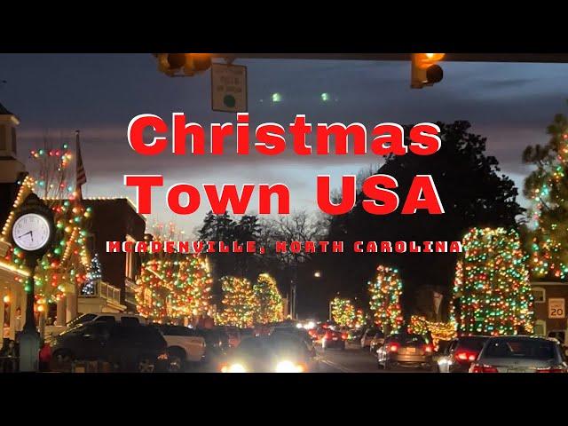 Christmas Town USA McAdenville, North Carolina - Amazing Christmas Light Town in NC - Christmas 2023