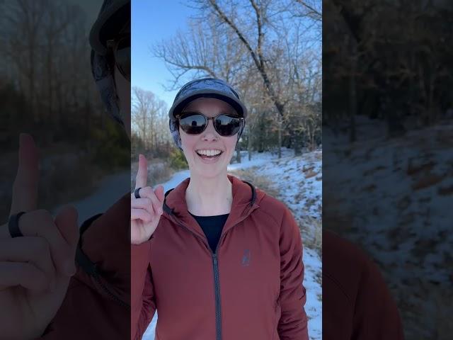 When there’s too much ice to trail run #winter #running #trailrunning