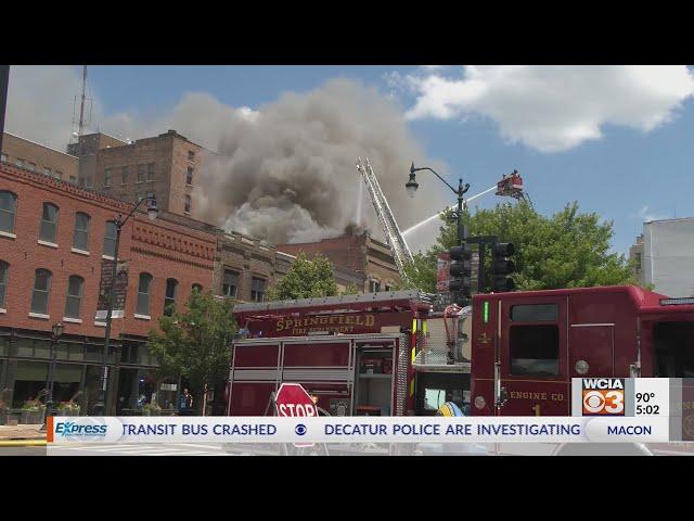 UPDATE: Downtown Springfield fire ‘under control,’ fire chief confirms