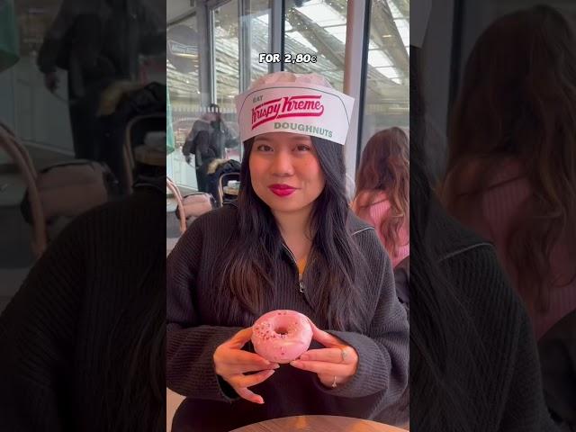 Rating Krispy Kreme donuts from cheap to expensive in Paris 