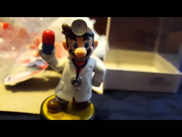 Super smash bros amiibo unboxing: Dr. Mario