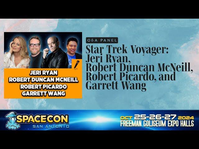 Jeri Ryan, Robert Duncan McNeill, & Garrett Wang Dive into Star Trek Voyager at Spacecon 2024