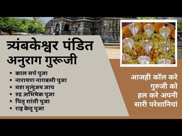 Pitra Dosh Puja in Trimbakeshwar || Best Pandit in Trimbakeshwar || Pandit Anurag Guruji 8788213494