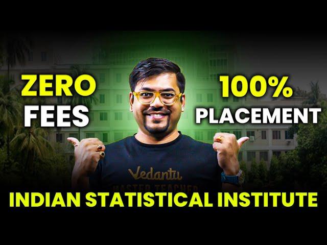 College with Zero Fees & 100% Placement | Indian Statistical institute (ISI) | Harsh Sir