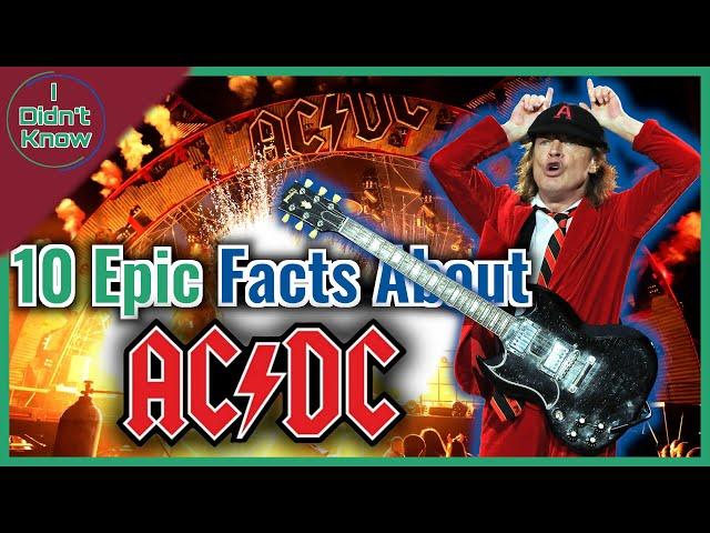 10 Epic Facts About AC/DC | I Didn't Know