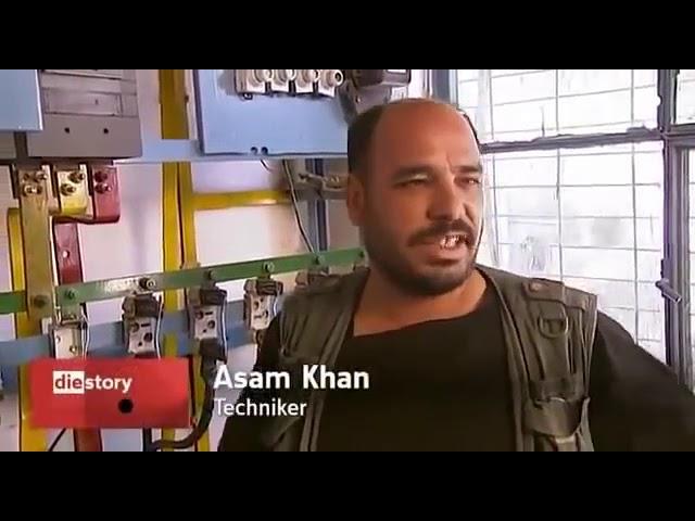 Elektriker aus dem Orient, wie man dort mit Strom umgeht. Afghanistan. Umspannwerk.E-Werk