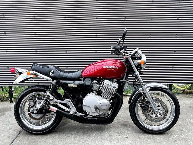 HONDA CB400FOUR NC36 - ホンダ CB400フォア - ヨシムラ製ストレートサイクロン / タックロールシート  装備