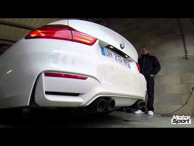BMW M4 with AKRAPOVIC Titanium Exhaust sounds good !