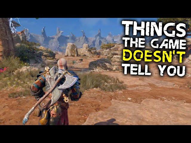 God of War Ragnarok: 10 Things The GAME DOESN'T TELL YOU