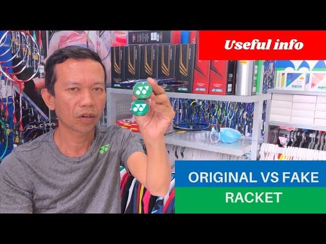 Original vs Fake Racket