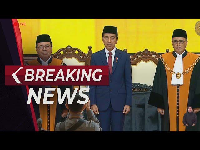 BREAKING NEWS - Presiden Jokowi Hadiri Sidang Istimewa Laporan Tahunan Mahkamah Agung RI Tahun 2023