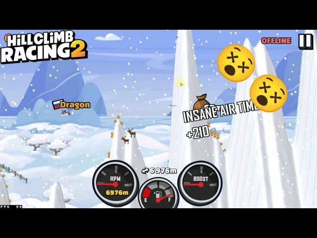 Raging Winter 9000m!Hill Climb Racing 2