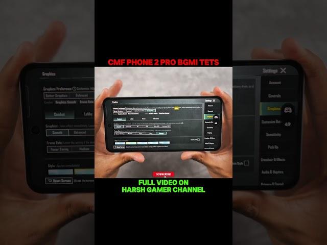 Cmf Phone 2 Pro  Bgmi Test 120Fps Test Graphics Test #cmfphone2pro #bgmi #shorts