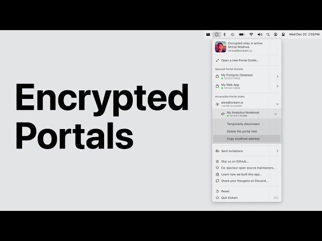 Portals for Mac, by Ockam