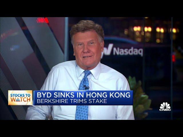 BYD shares sink in Hong Kong after Warren Buffett's Berkshire trims stake