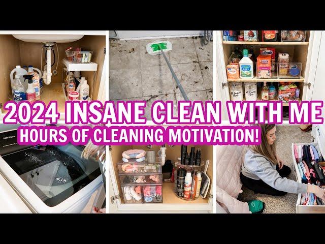 WHOLE HOUSE ORGANIZATION 2024 MARATHON | HOURS OF EXTREME CLEANING MOTIVATION