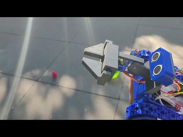 Demo of 3D printed robot gripper.