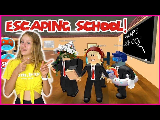 ESCAPING THE EVIL SCHOOL!!!