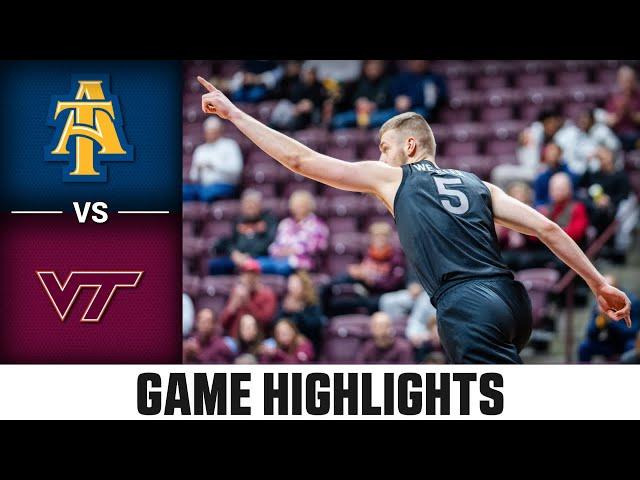 NC A&T vs. Virginia Tech Game Highlights | 2024-25 ACC Men's Basketball