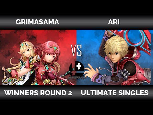 MetroSmash #8: SSBU Winners R2 – GrimaSama (Pyra / Mythra) vs Ari (Shulk)