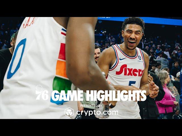 Sixers vs. Warriors | Grimes Leads Philly to Win | 03.01.25