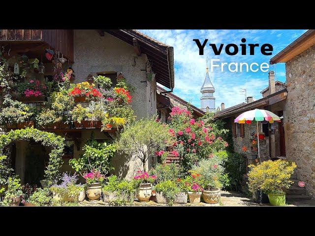 [4K] Yvoire, France: A Perfect Day in a Fairytale Medieval Town in Full Bloom. 2024