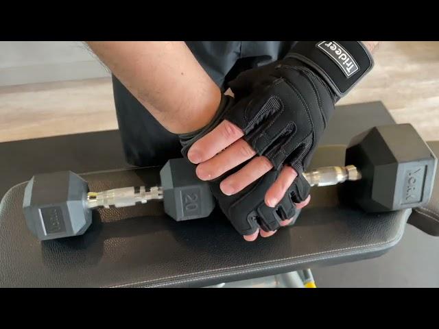 Trideer Padded Workout Gloves For Men | Best Gym Gloves For Men Urgent