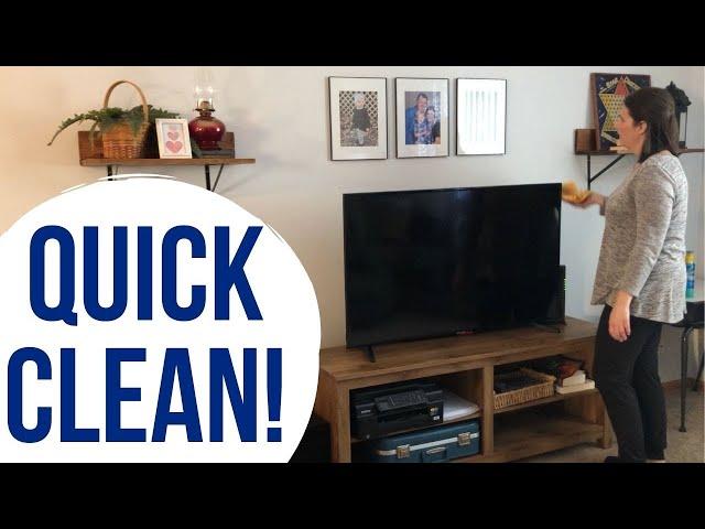 Realistic Quick Clean With Me! 10 Minute Cleaning Motivation for Homemakers.